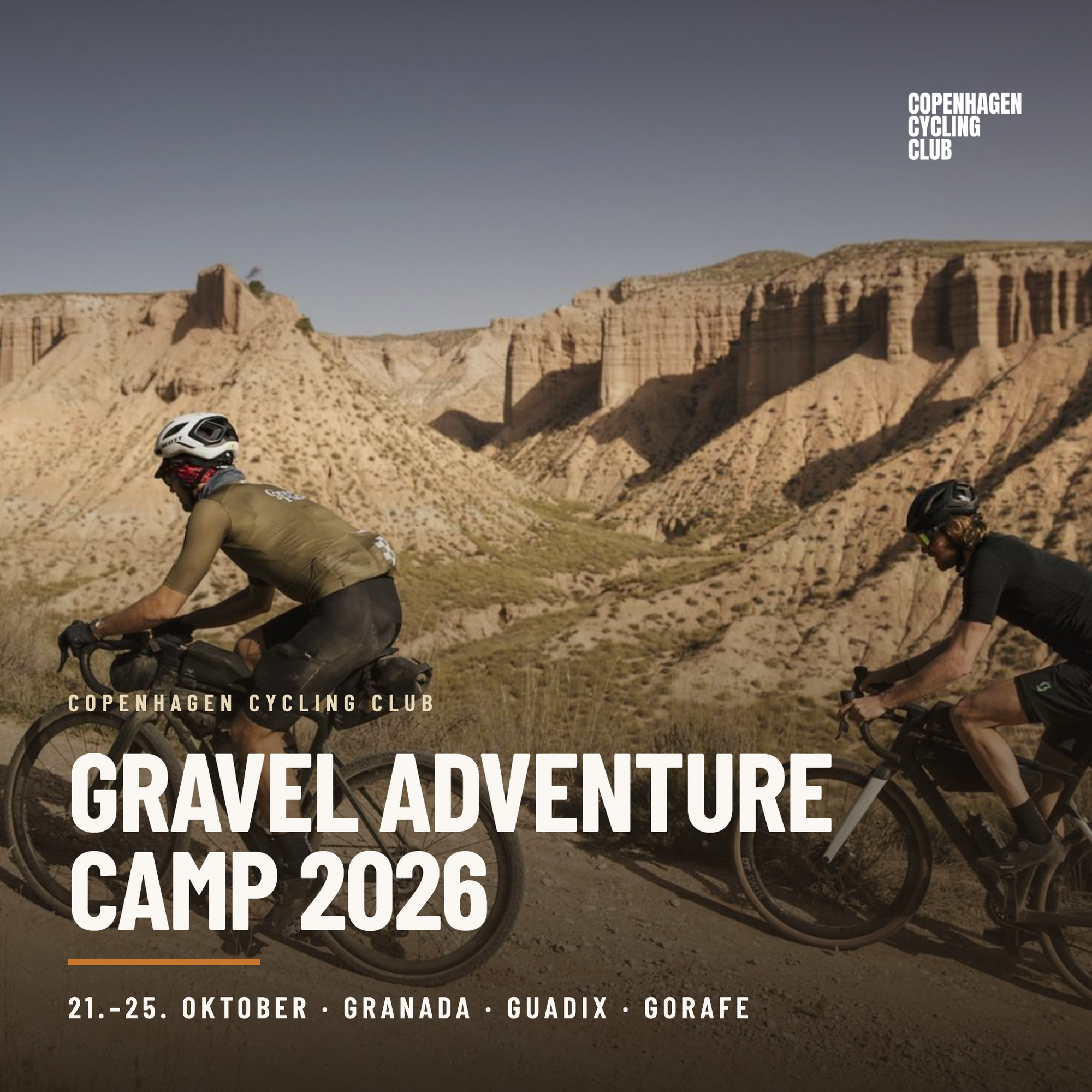 CCC Gravel Adventure Camp 2026 – Granada · Guadix · Gorafe