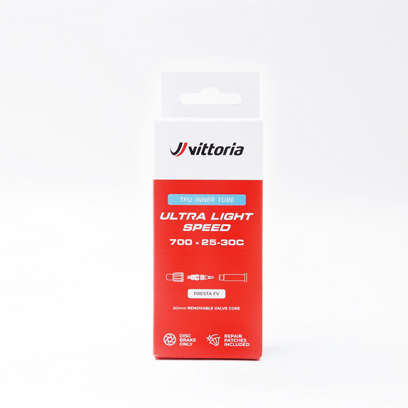 Vittoria TPU Inner Tube Ultralight 700x25/30c Presta 60mm
