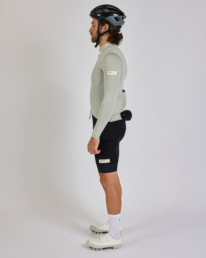 Albion Traverse Long Sleeve Jersey (Mist Grey) 2025