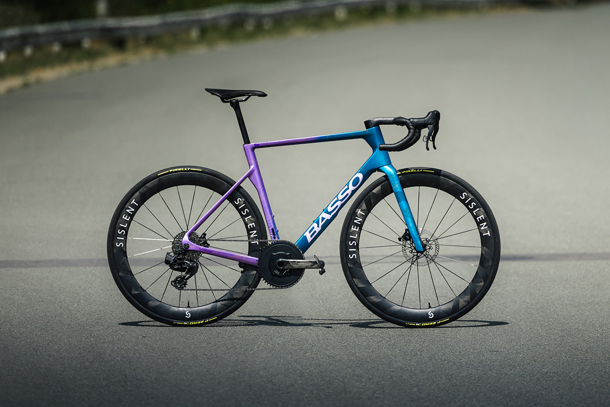 Basso SV road bike in Supernova colorway