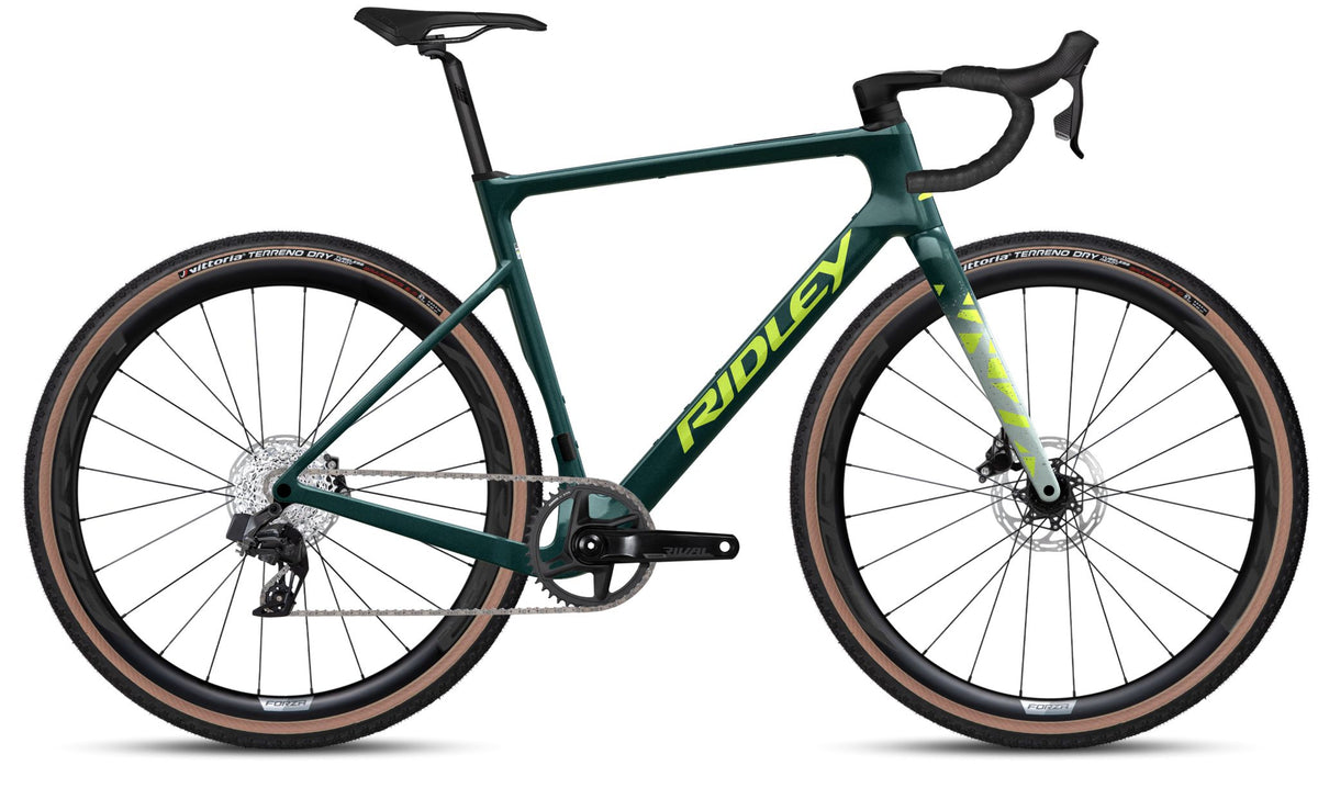 Ridley ASTR - Storm Green Metallic/Lime Green