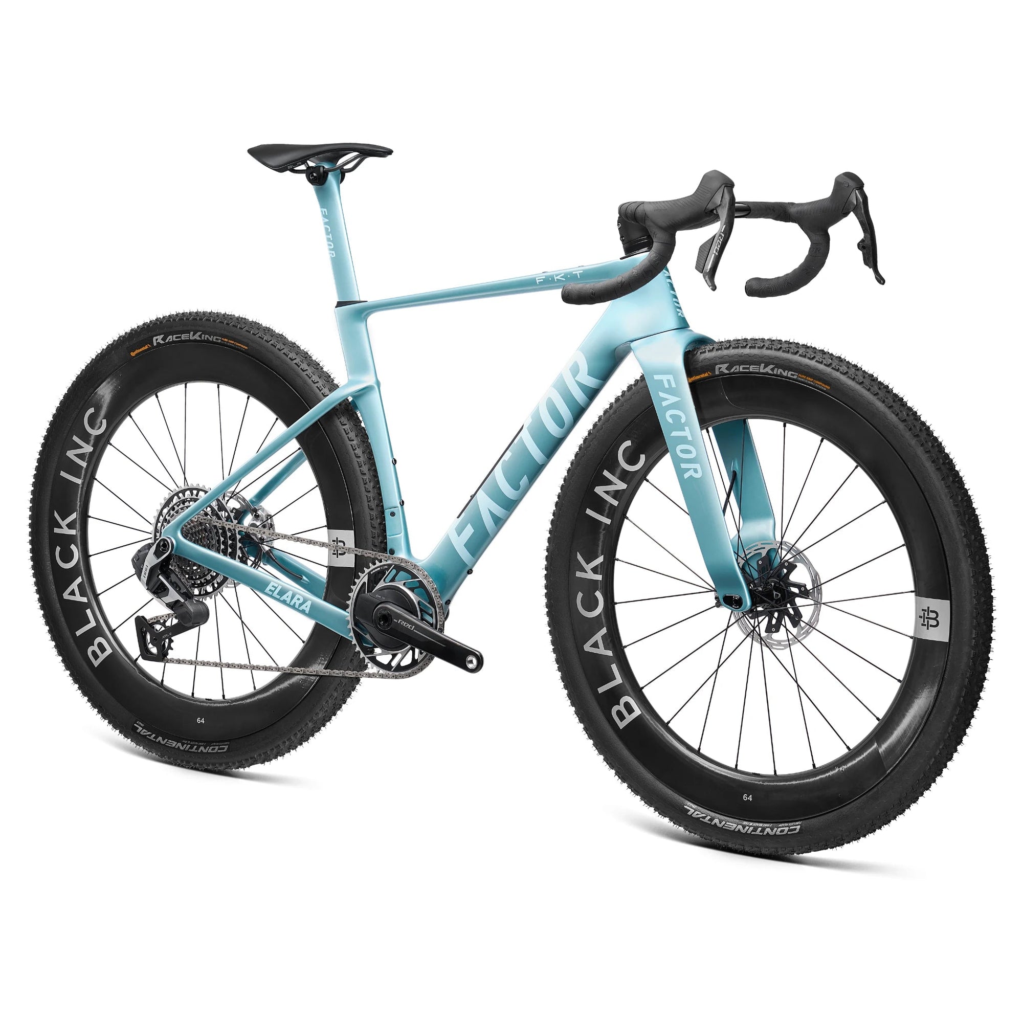Factor Elara Virescent Blue, three-quarter view