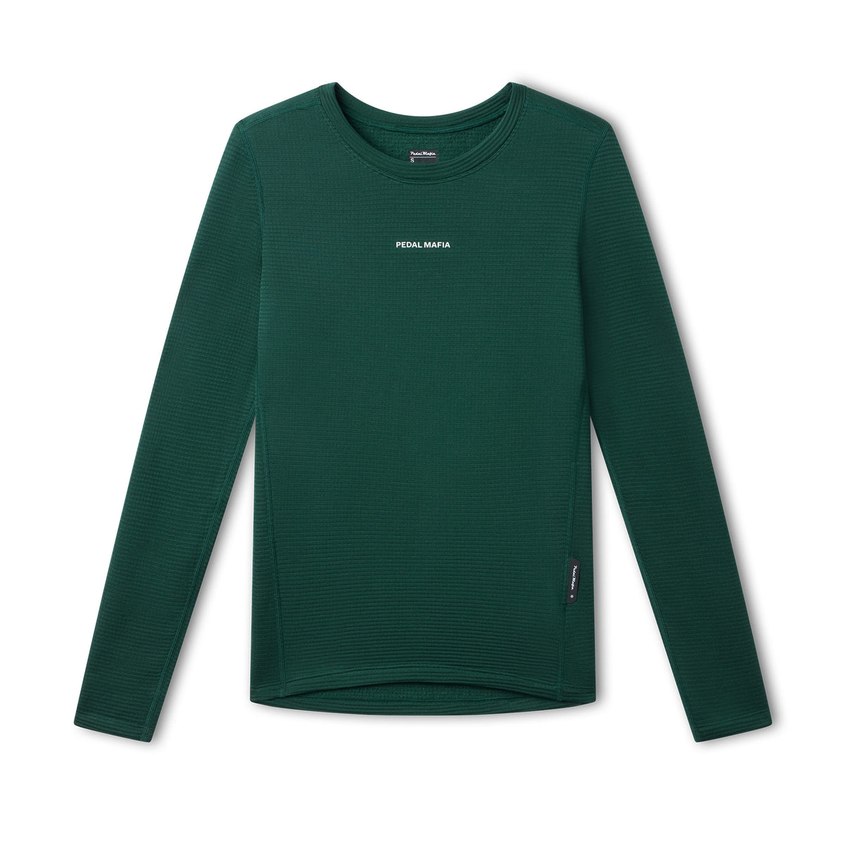 Pedal Mafia Men's Pro Merino Long Sleeve Base Layer Green