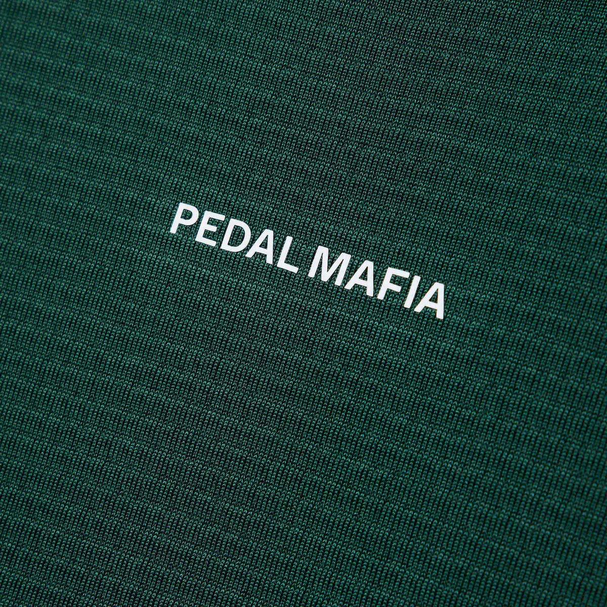 Pedal Mafia Men's Pro Merino Long Sleeve Base Layer Green