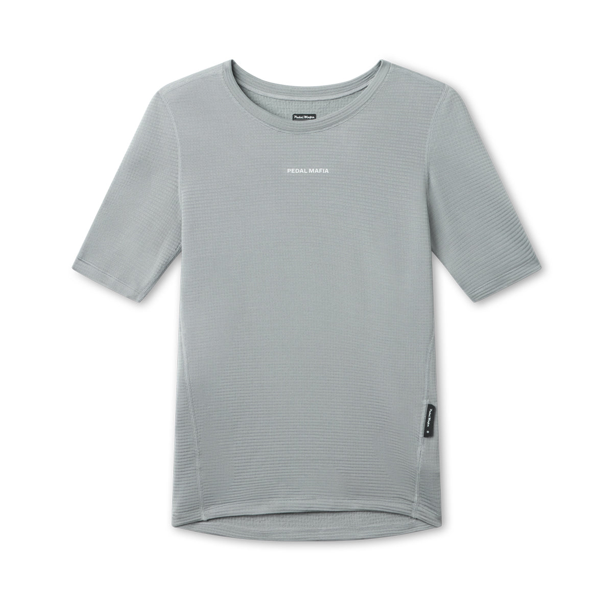 Pedal Mafia Men's Pro Merino Short Sleeve Base Layer Grey