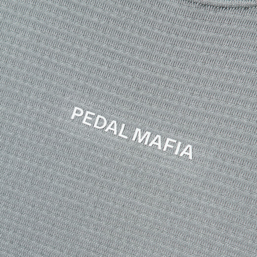 Pedal Mafia Men's Pro Merino Short Sleeve Base Layer Grey