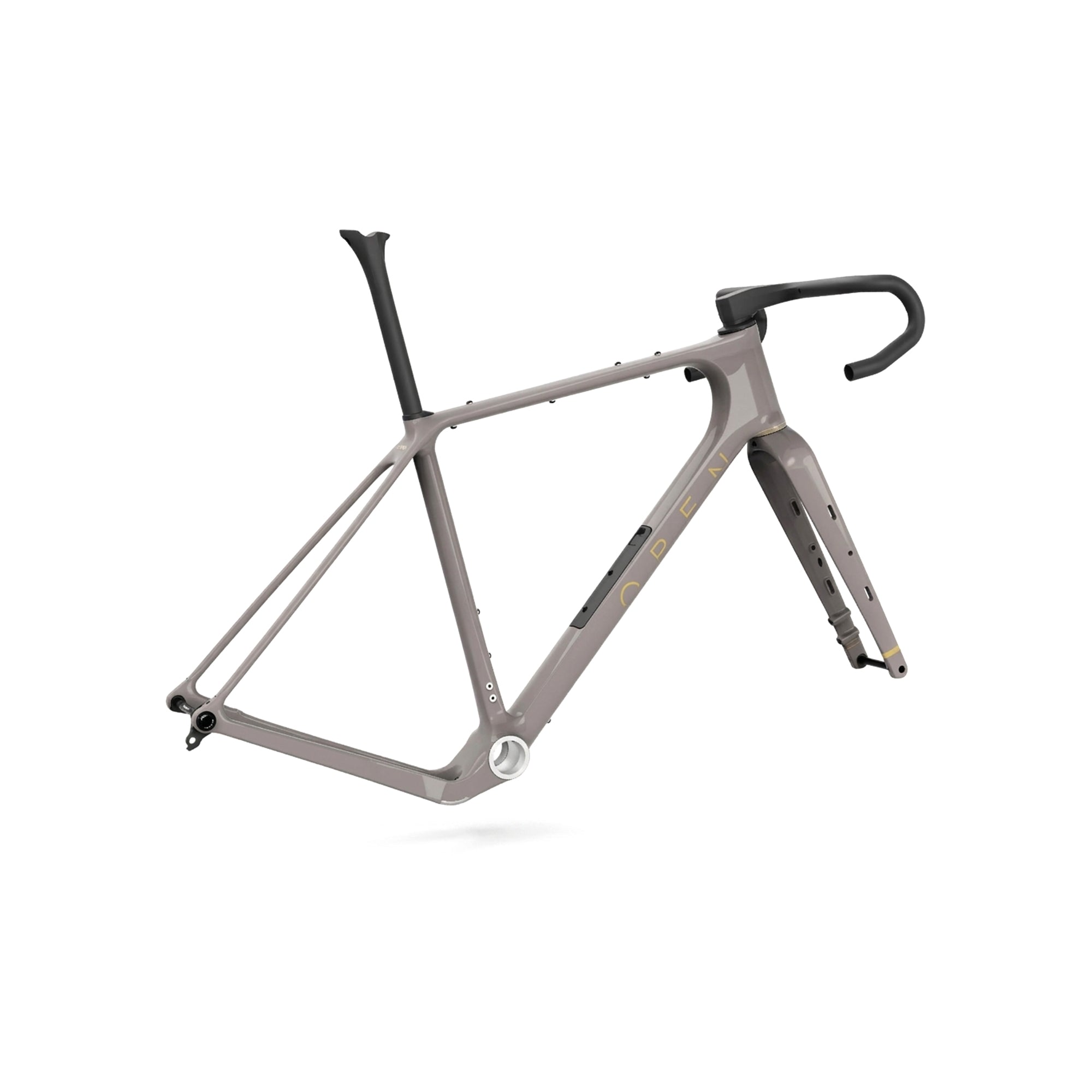 Open WI.DE. 2.0 frameset in Platinum Grey, side profile