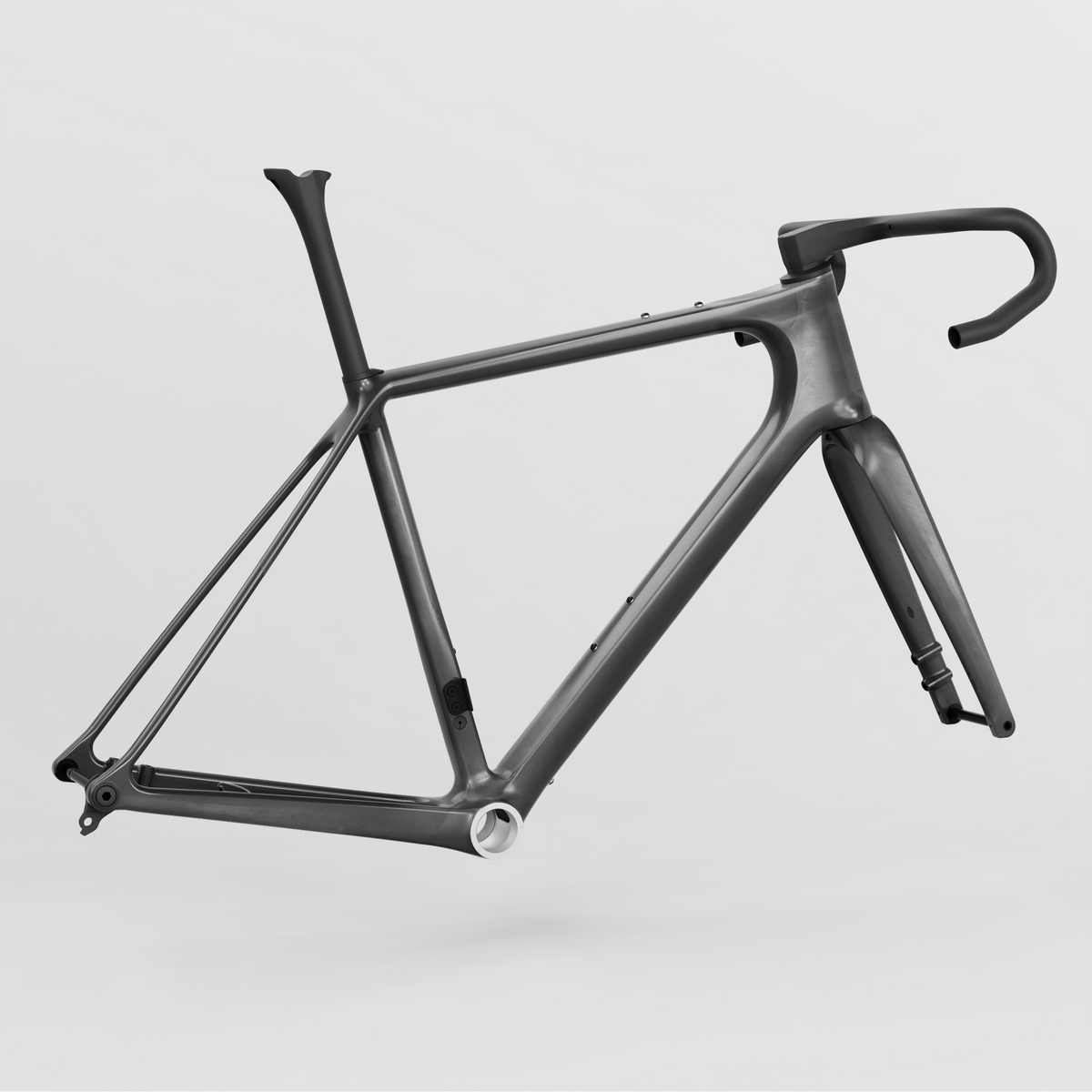 Open U.P.PER. CONCE.PT chassis in RAW Ready-to-Paint carbon