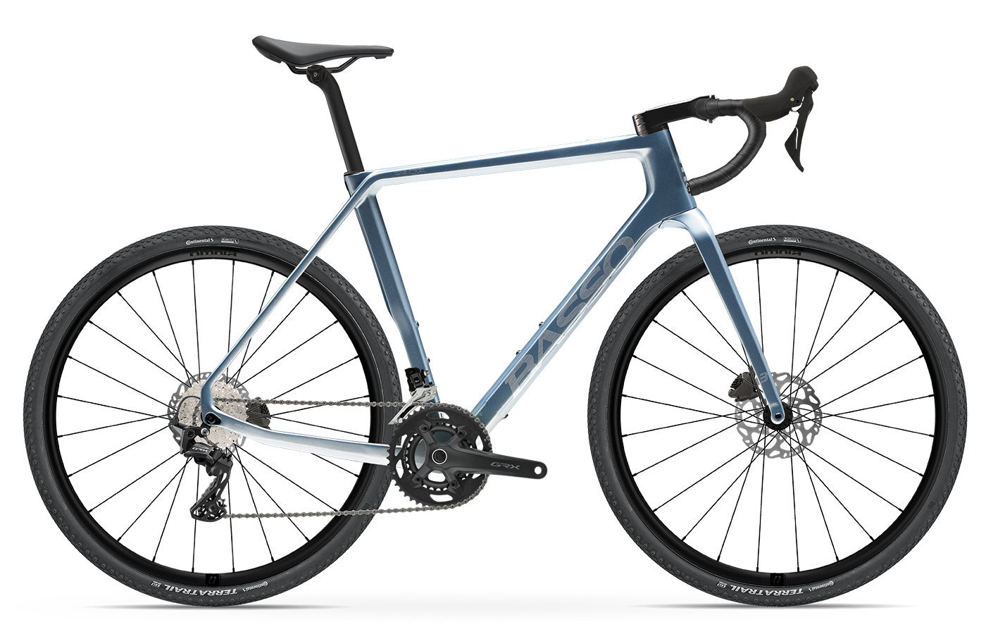 Basso Palta gravel bike in Gray Amber, GRX 610 2x12 build