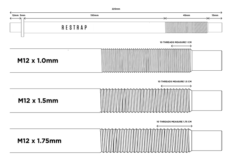Restrap Switch Rack (1.5mm thread pitch)
