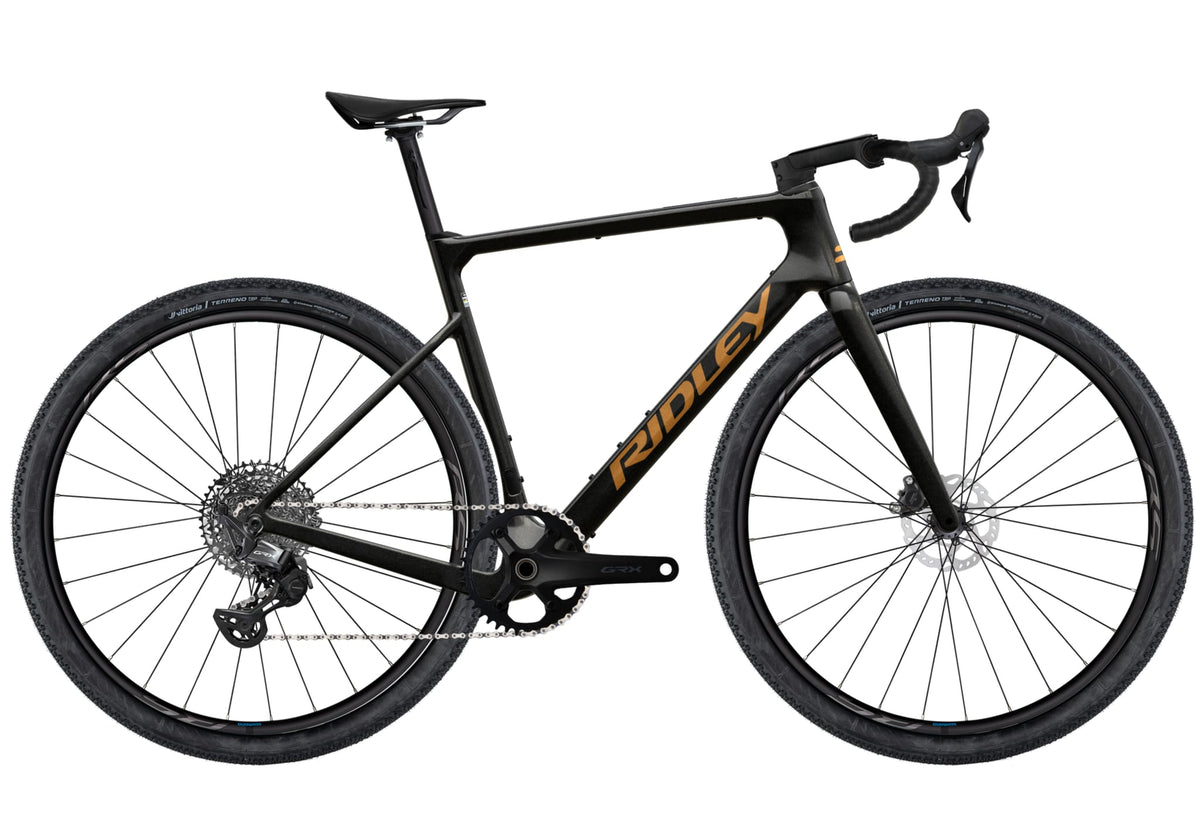 Ridley ASTR - Black Metallic/Bronze Gold