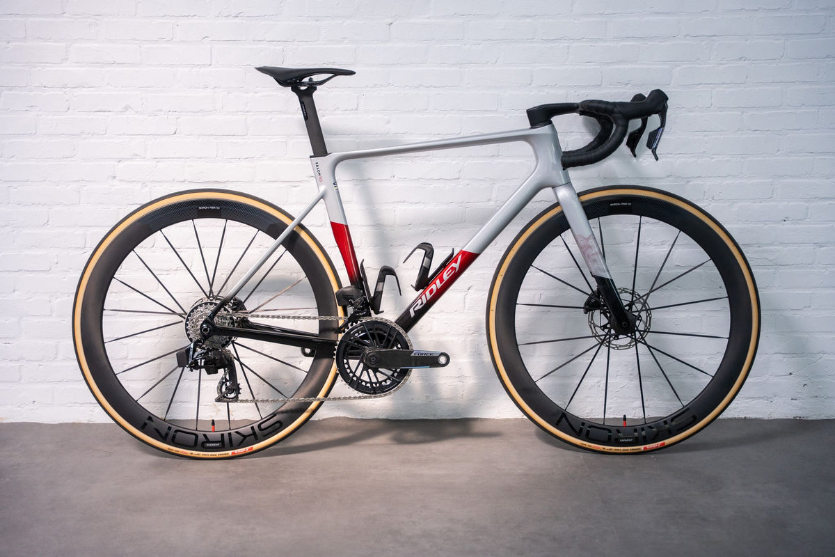 Ridley Falcn RS 2.0 Ultegra Di2 - Silver / Black / Candy Red Metallic