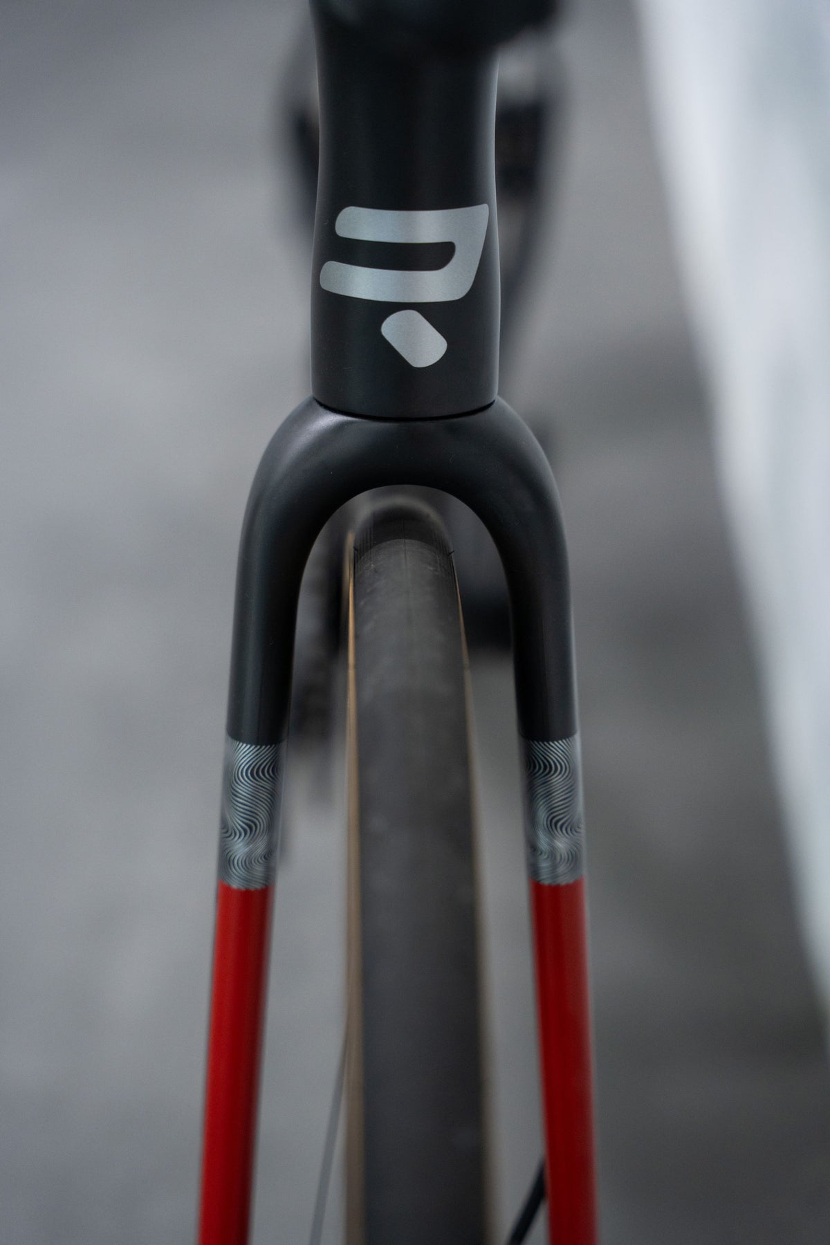 Ridley Falcn RS 2.0 - UD Carbon / Matte Silver / Red