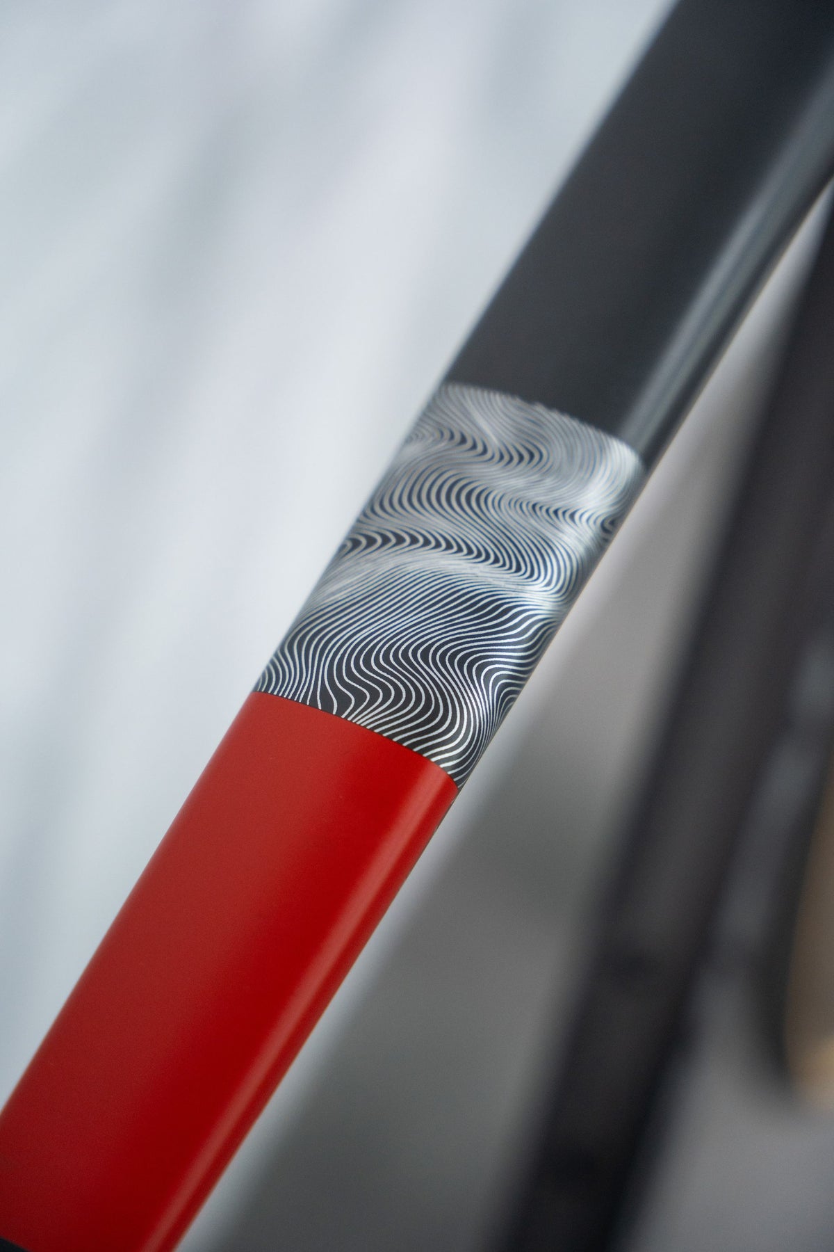 Ridley Falcn RS 2.0 - UD Carbon / Matte Silver / Red