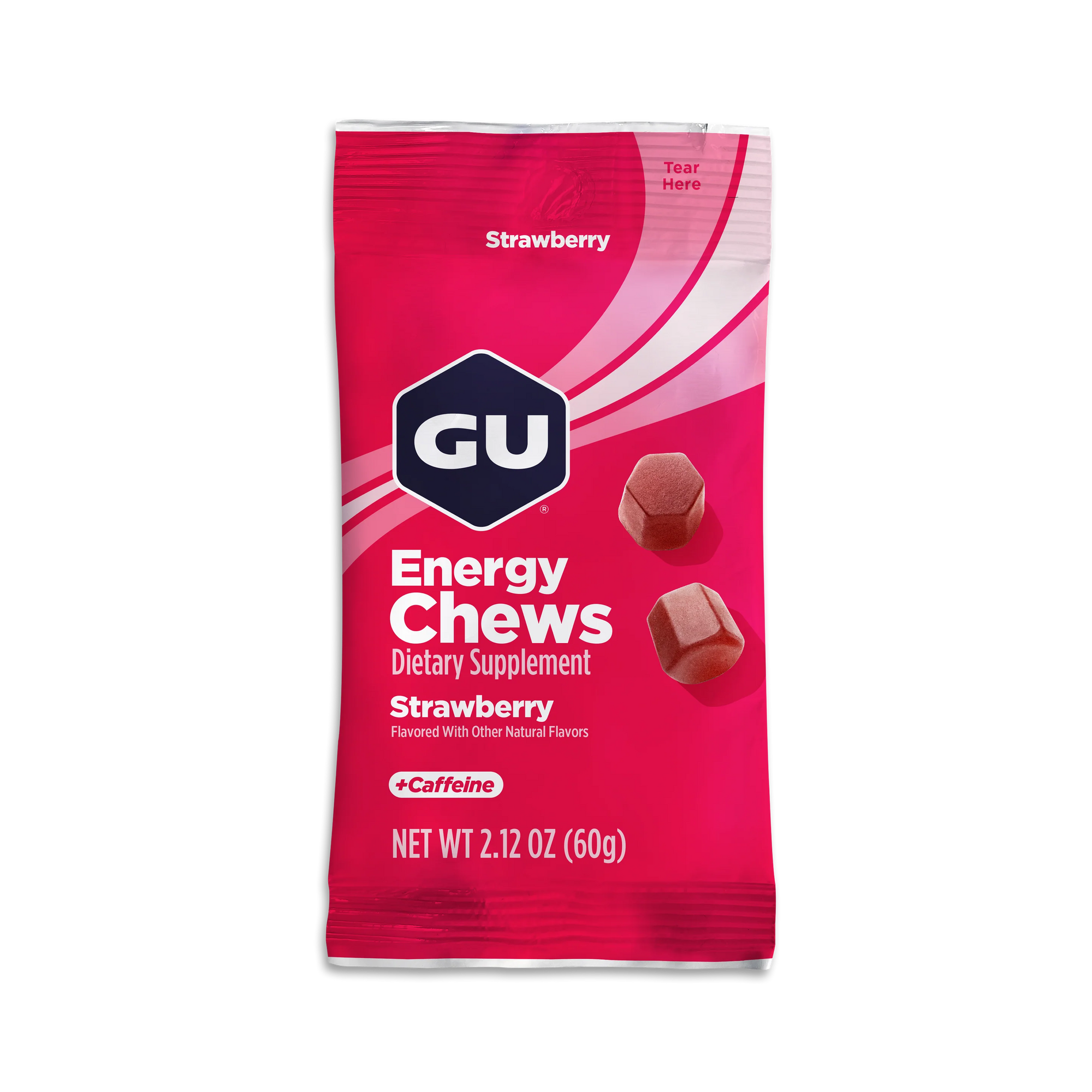 GU Energy Chews (Strawberry +Caffeine)