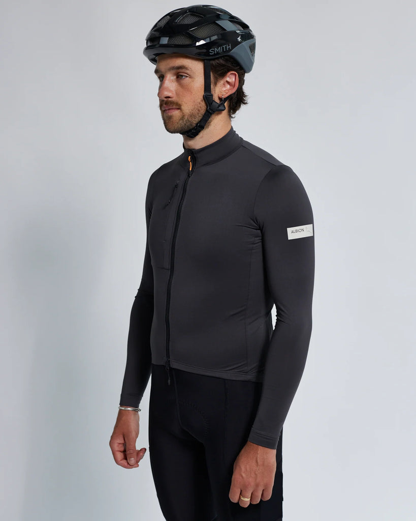 Albion Traverse Long Sleeve Jersey (Charcoal)