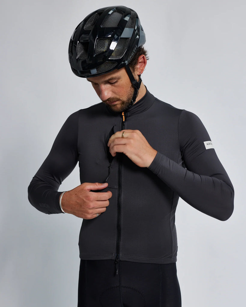 Albion Traverse Long Sleeve Jersey (Charcoal)