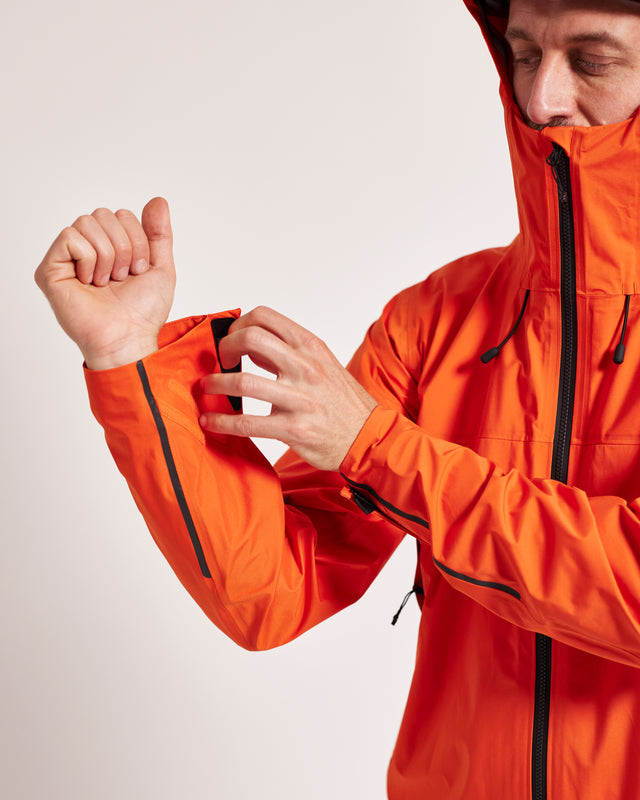 Albion Zoa Rain Shell (Unisex/Orange)