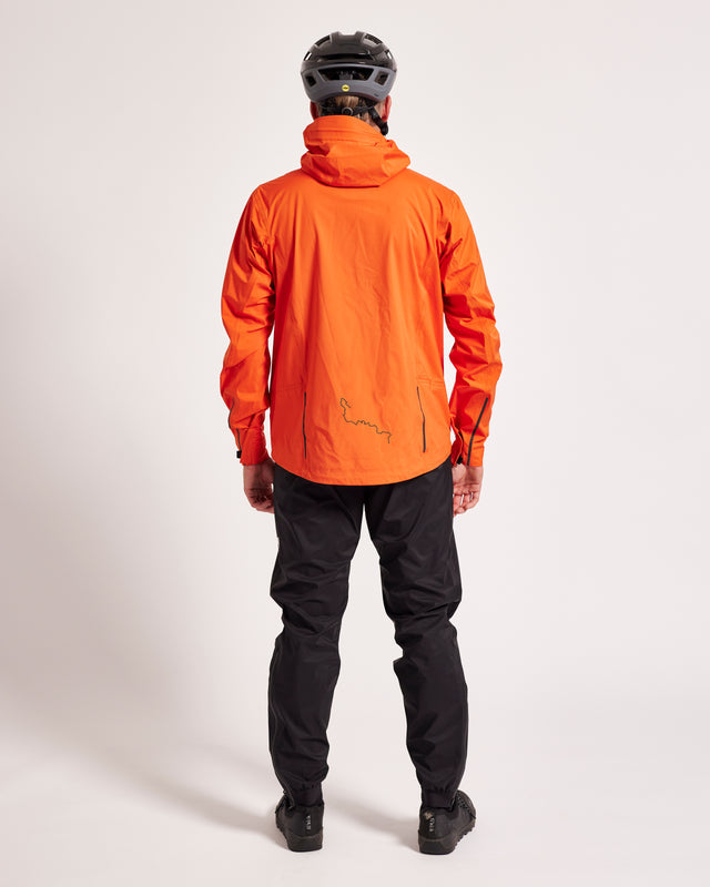 Albion Zoa Rain Shell (Unisex/Orange)